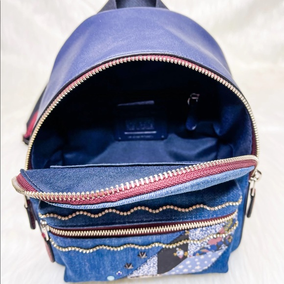 Coach - Mini Backpack in Denim - Picture 3 of 4